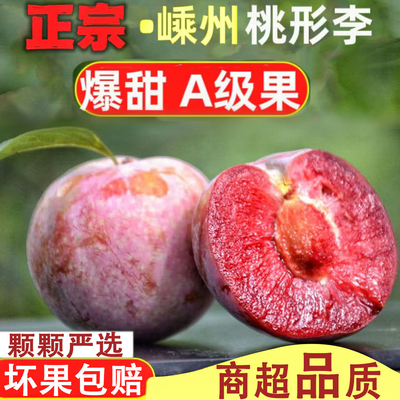 正宗嵊州金庭桃形李纯甜无酸现摘