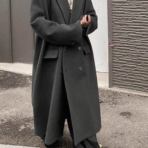 Undermycar24FW廓形羊毛大衣