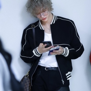 emostanceclub 25FW LEATHER PATCH FLARED JEANS