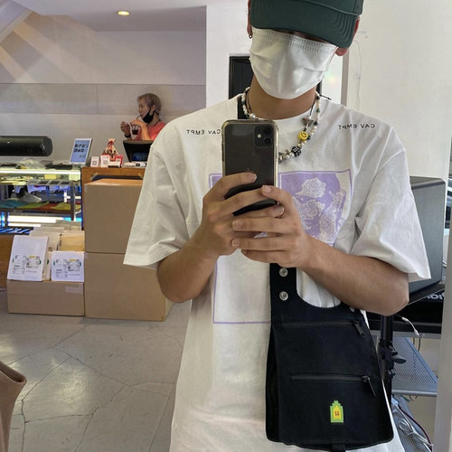 ce人像印花短袖t恤现货