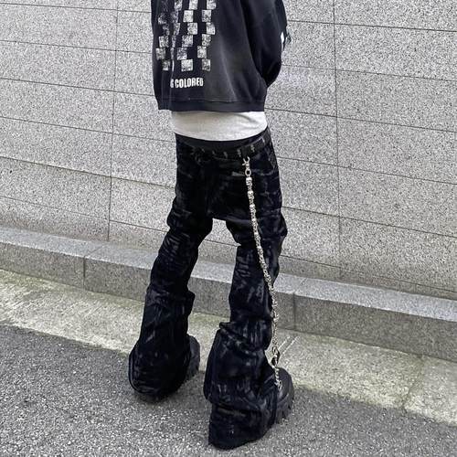 Undermycar 24FW GLACIAL VELVETIN FLARED JEANS