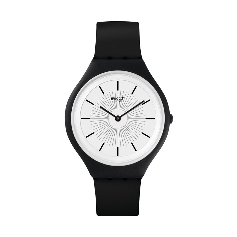 Swatch/斯沃琪手表 SKIN系列超薄情侶學生防水石英表男女表SVUB10