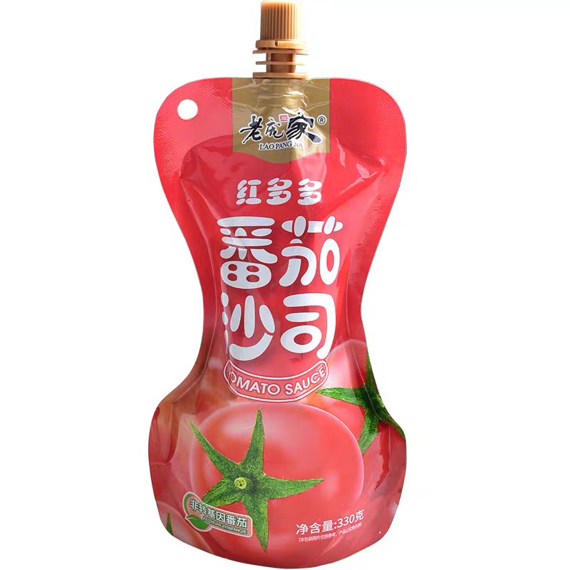 老庞家番茄沙司330g/袋 110克/袋番茄酱多省包邮