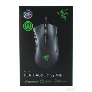 雷蛇炼狱蝰蛇v2mini游戏8500dpi游戏高响应有线鼠标