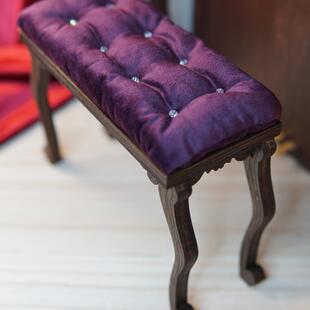 BJD钢琴凳材料包成品小木星微缩娃屋娃用古董家具6分4分3分小布ob