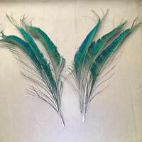 Natural real peacock feathers, big eyes, living room ornaments, vases, flower arrangements, diy accessories, peacock feathers thumbnail 3