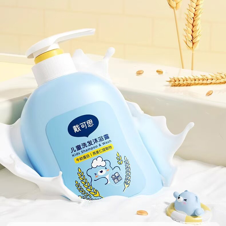 效28年7月戴可思儿童保湿滋润洗发沐浴路二合1 500ML 适合3岁以上