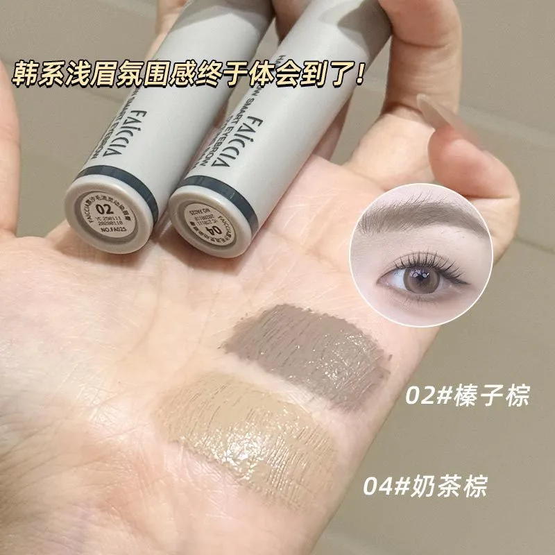 淡妆顶配!霏汐025染眉膏眉毛遮瑕膏浅肤色防水不脱色持久妆野生