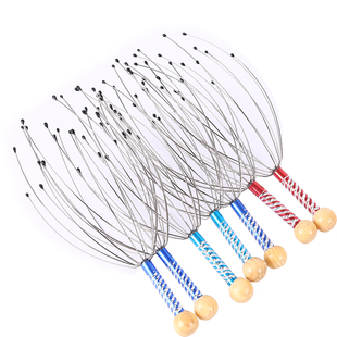 八爪鱼头部按摩器头部按摩爪挠头器抓痒痒挠头皮按摩抓手动按摩器