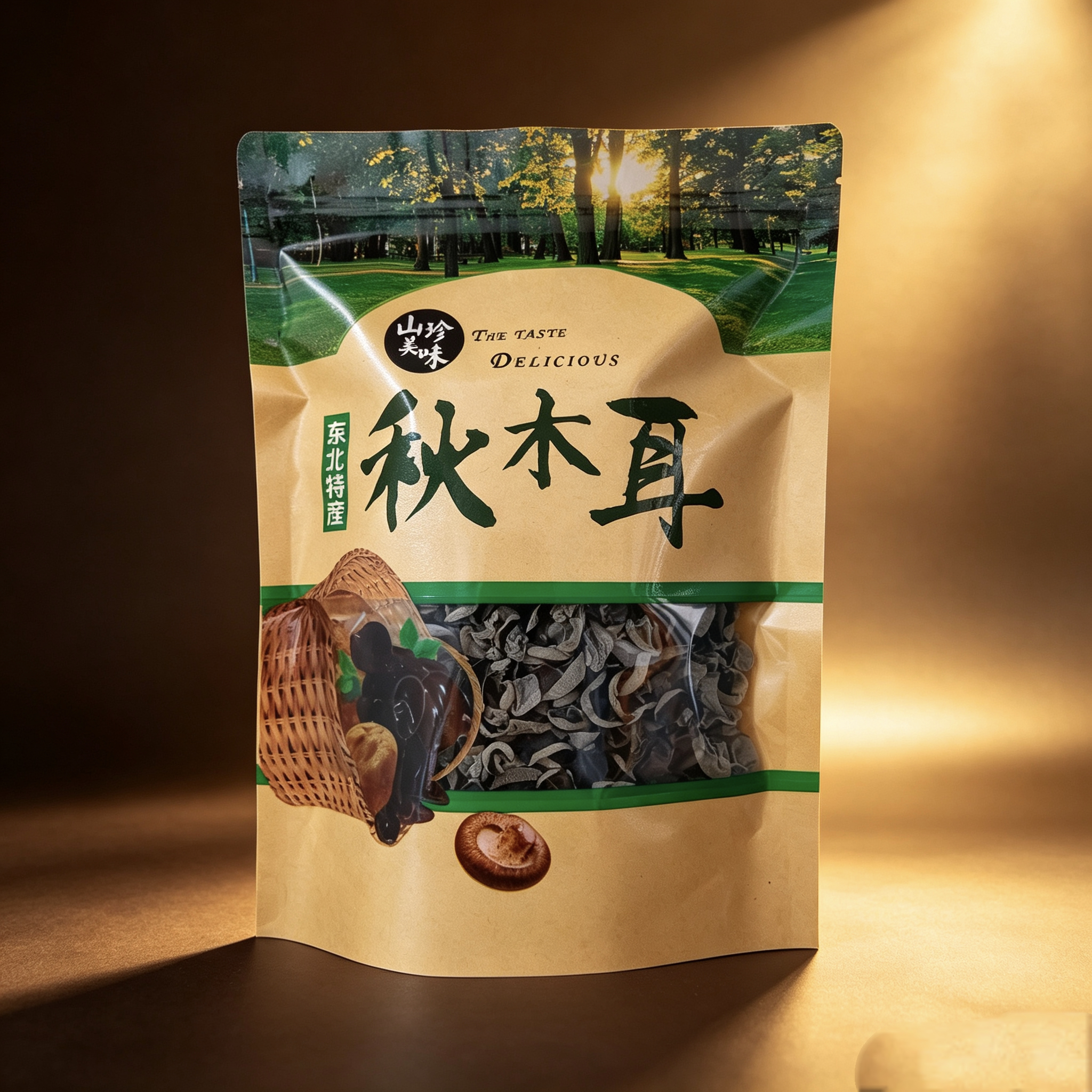 长白山特产黑木耳秋耳干货碗耳送礼礼盒东北吉林山货蘑菇包邮