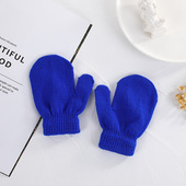 4岁 幼儿园1 儿童针织手套冬季 防风保暖小宝宝男女童连指手套薄款