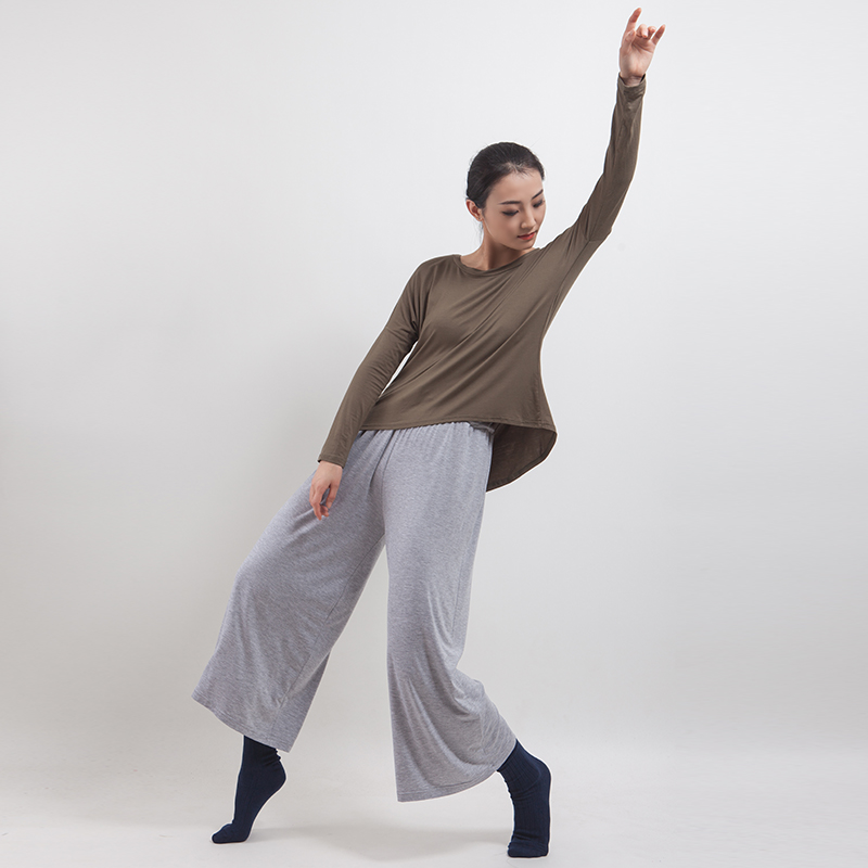 现代舞服装莫代尔宽松爵士夏毕业