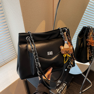 艾米兔女包2026新款时尚百搭链条包手提日常通勤休闲单肩斜挎包