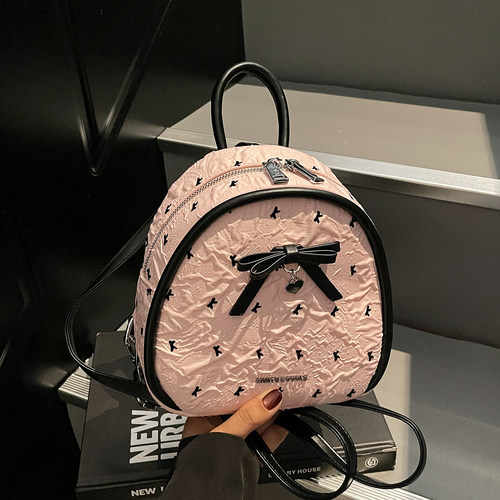 小众设计简约质感双肩包