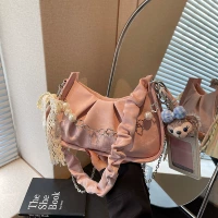 Фея розовая лента + цветная веревка + головка котенка + сумка для карты