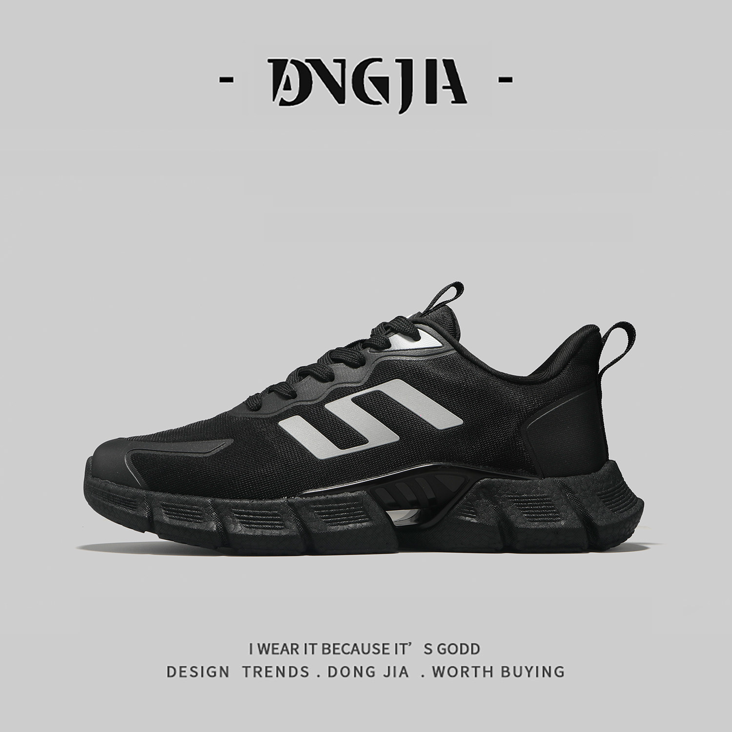 外贸欧美单高端男鞋夏季透气网面运动鞋女爆米花底轻便减震跑步鞋