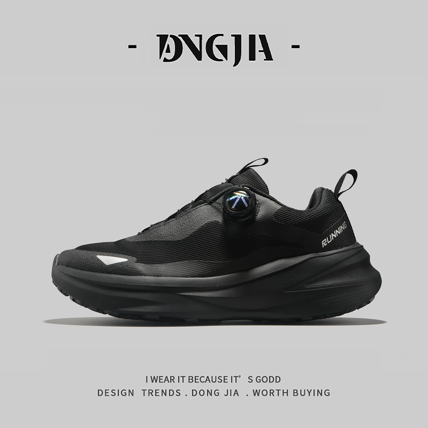 外贸旋转扣通勤运动鞋男2026夏季新款情侣缓震户外登山越野跑步鞋