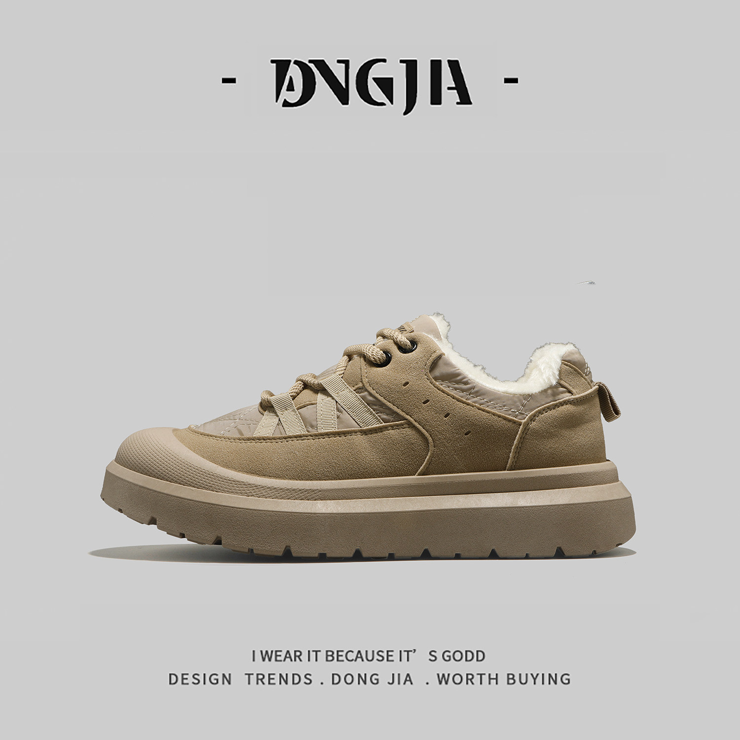 冬季防滑复古潮流百搭雪地靴男款