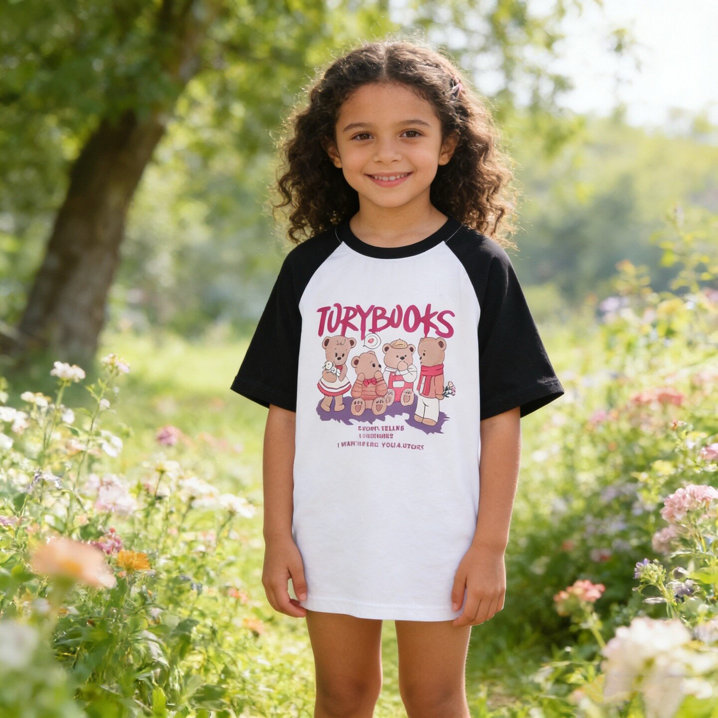 女童夏季短袖T恤2026新款洋气儿童休闲内搭打底衫小女孩圆领上衣