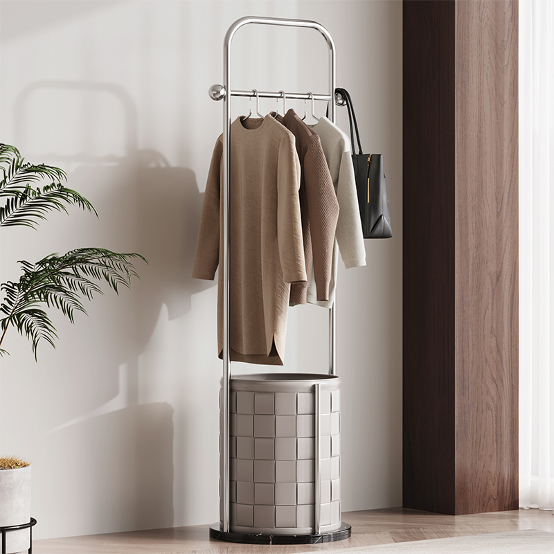 卧室脏衣篮衣帽架高级感置物架