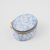 英国代购 Fable England蓝色首饰盒兔子图案首饰收纳包