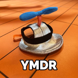 YMDR德文帽子无毛猫帽子户外猫帽子夏季防晒帽渔夫遮阳帽露耳款