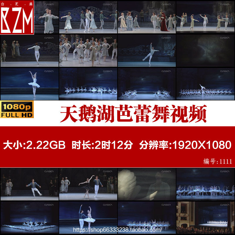 天鹅湖 维也纳国家歌剧院完整版高清古典芭蕾舞 舞蹈表演视频素材图片