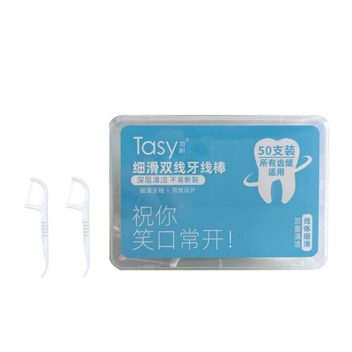 牙线棒Tasy细滑双重清洁