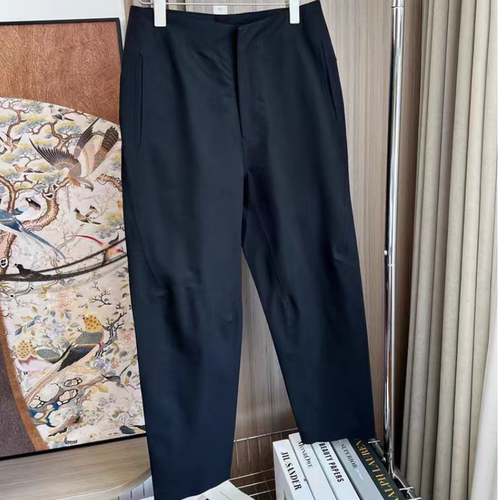 王炸款腰部旋转按钮调节外贸春秋夏透气压胶通勤休闲裤26021301
