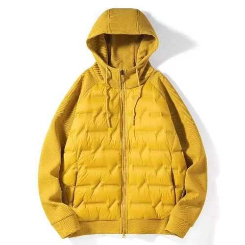 户外压胶连帽羽绒服2308