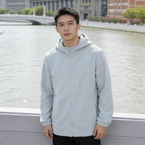 摇粒绒立领外套男女同款26032501