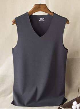 （拍一发2）莫代尔保暖背心内穿打底加绒磨毛无袖