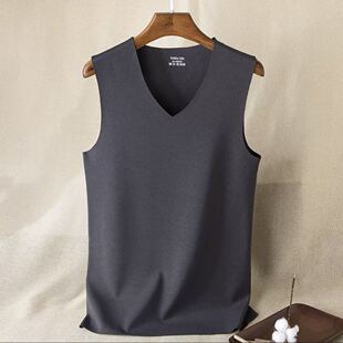 莫代尔保暖背心内穿打底加绒磨毛无袖 拍一发2