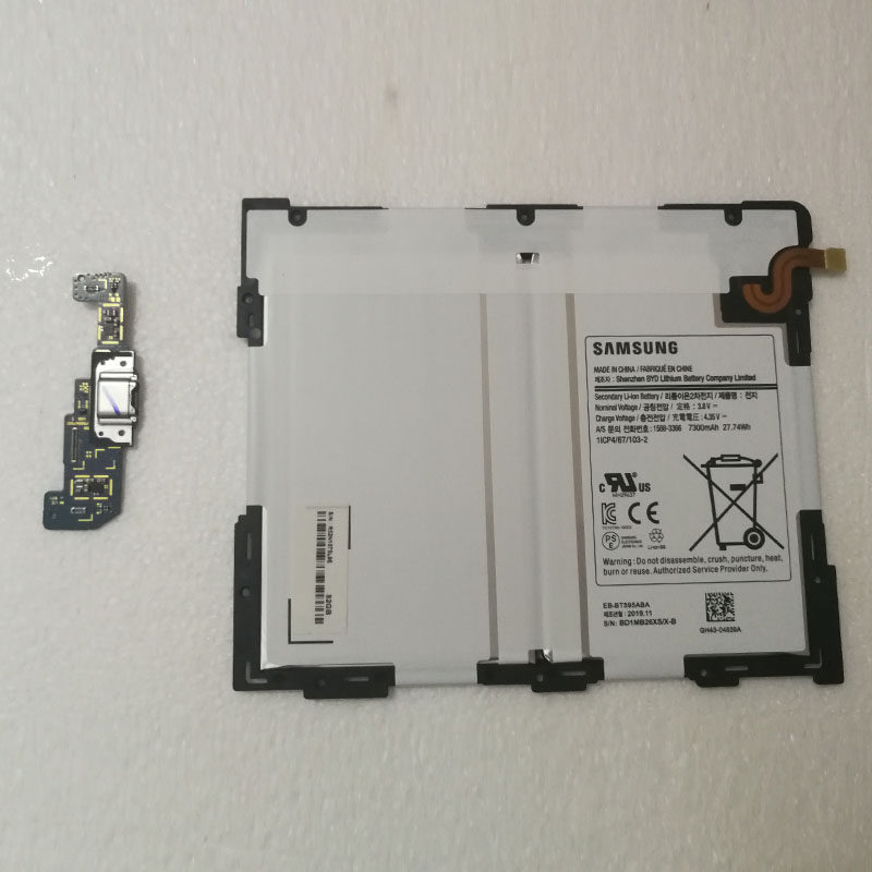 三星sm-t595电池原装t590内置电板taba 10.5平板尾插小板充电口孔