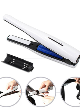 USB 充电迷你学生党电夹板内扣Flat Iron Curling 便携式出行两作