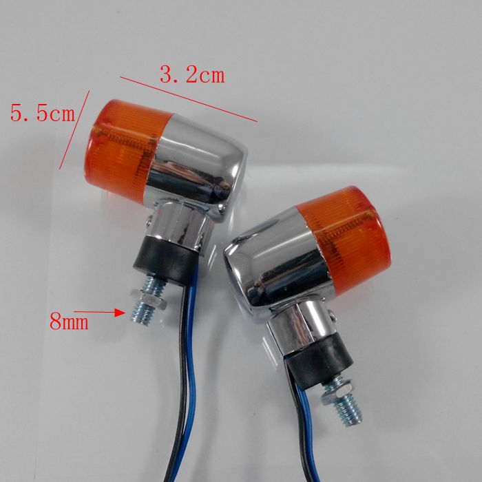 特价摩托车改装配件复古迷你转向灯太子转向灯猴子改装转向灯一对