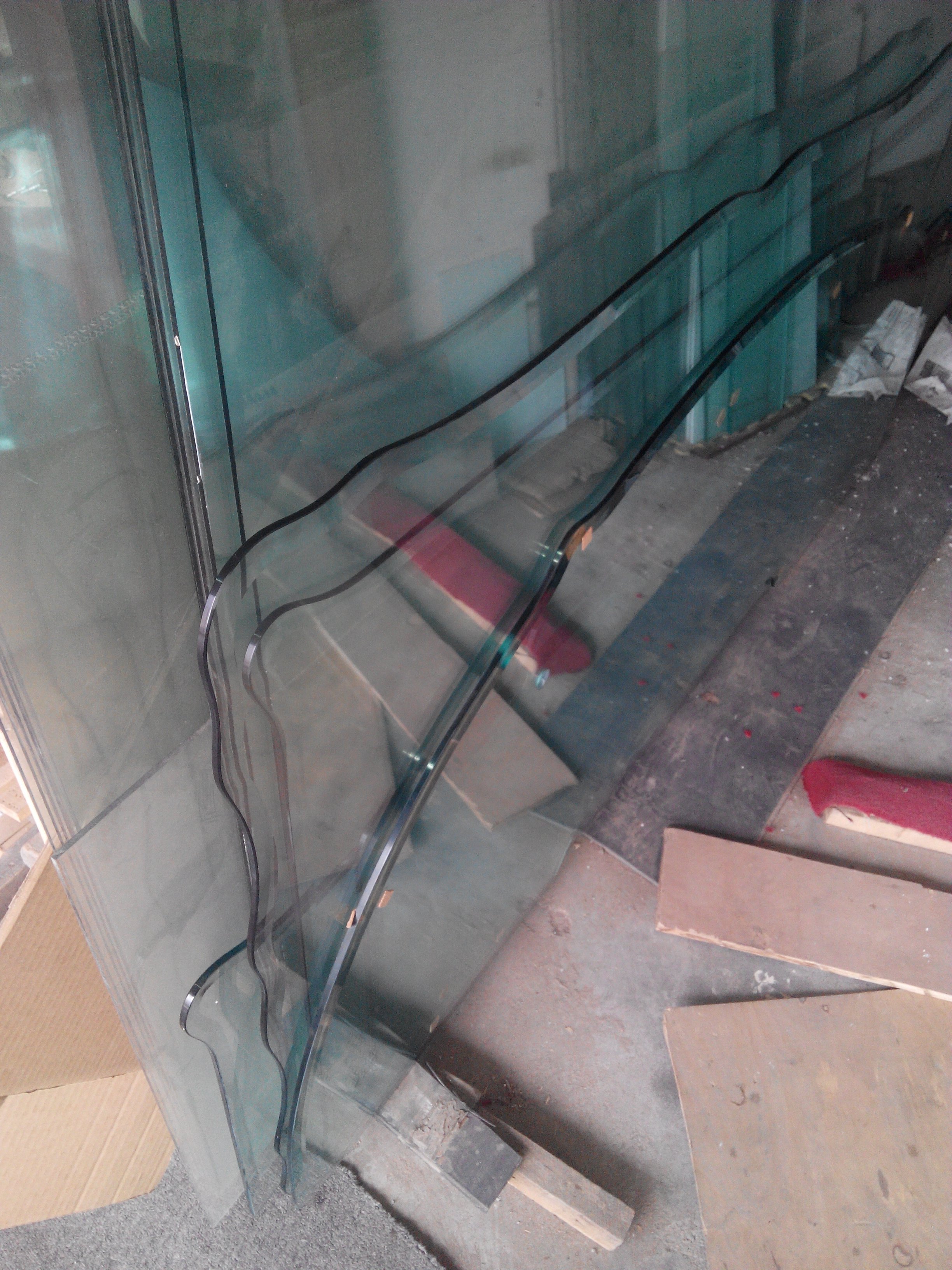 北京厂家授权定做5~12毫米3c钢化玻璃餐桌烤漆喷砂台面多层厚