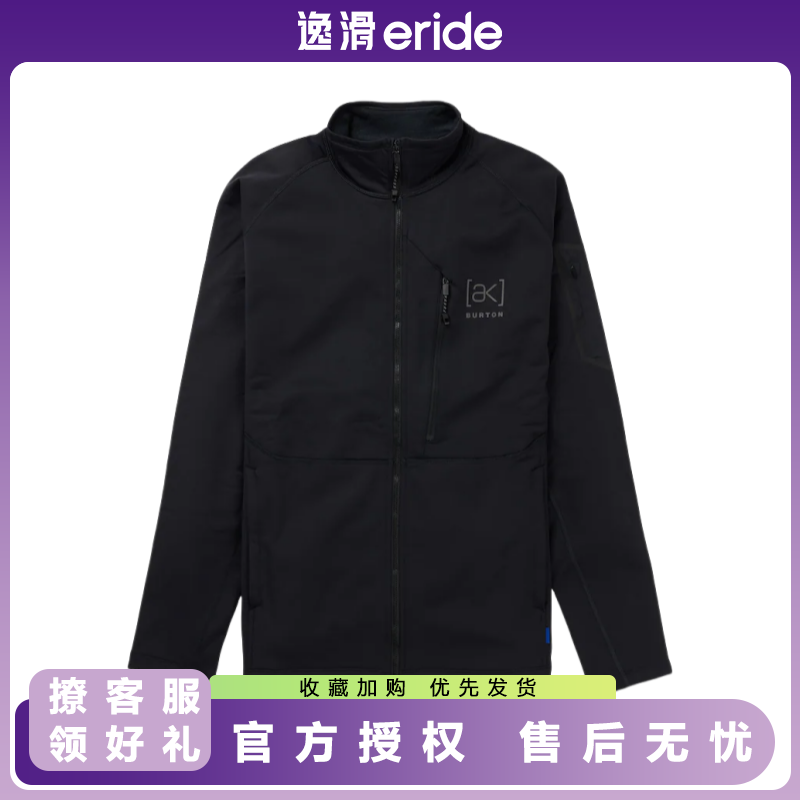 逸滑|BURTON伯顿AK457 PTC男款抓绒保暖单板滑雪中间层保暖层