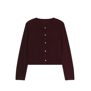 910093YJ 山羊绒桑蚕丝针织开衫 YLANGENE