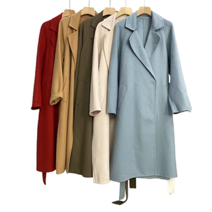 大衣437BL 长款 YLANGENE