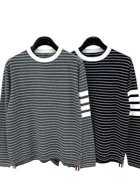 “男女同款”【YLANGENE】圆领条纹针织衫9920PY