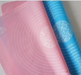 烘焙工具大号耐高温硅胶垫63*44CM 翻糖揉面带刻度硅胶案板揉面垫