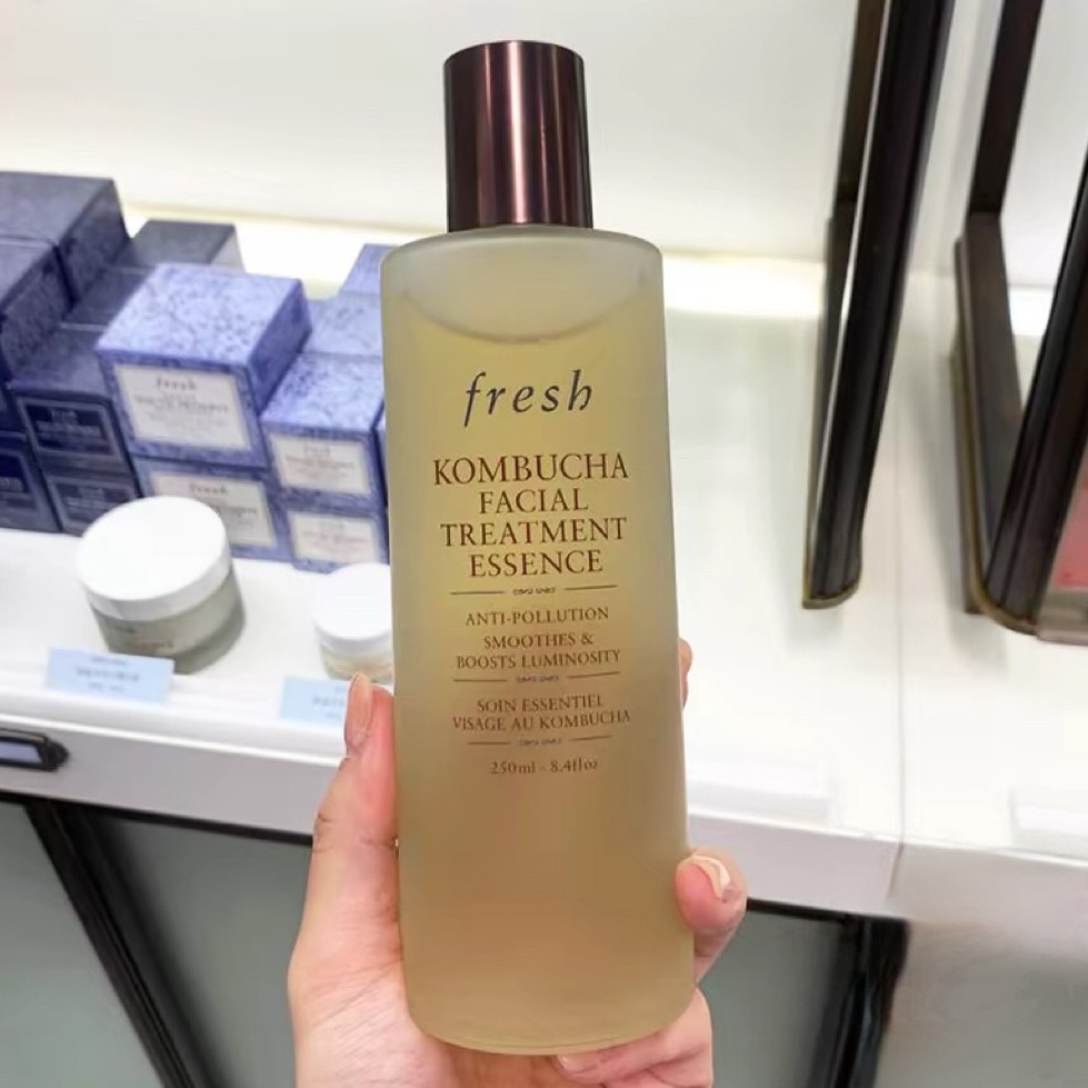 fresh馥蕾诗红茶水250ml酵母精华液细致毛孔补水保湿改善暗沉