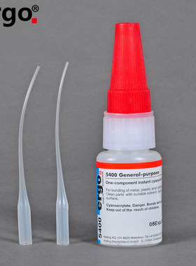 瑞士进口ergo5400粘金属塑料陶瓷木材502强力401透明快干胶水