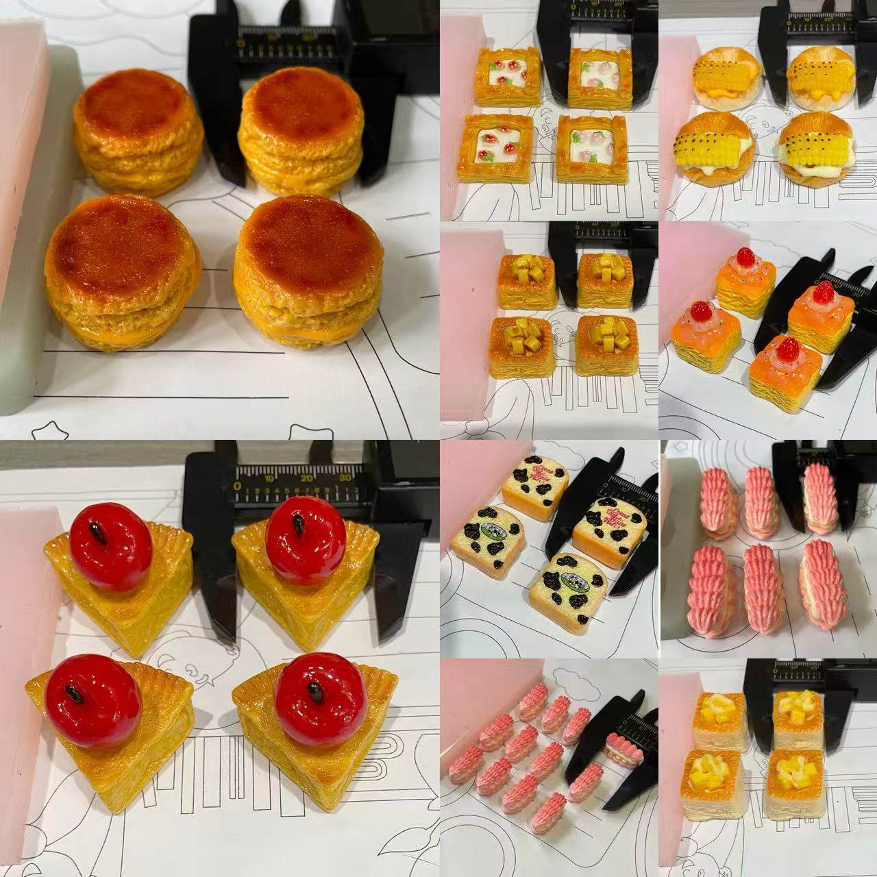 10款烘焙面包饼干贝果点心多孔小鼻嘎硅胶模具diy手工石膏粘土,厨房/烹饪用具,烘焙模具,淘宝优惠券,粉丝福利购,淘宝优惠卷