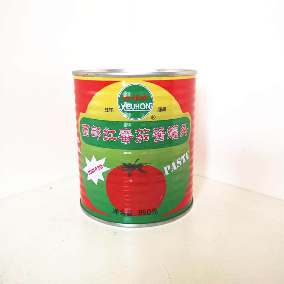 西部红番茄酱罐头850gX12罐番茄调味酱手抓饼薯条寿司整箱价