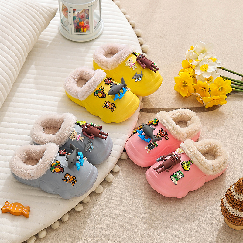 EVA儿童棉拖鞋2025冬季新款棉鞋