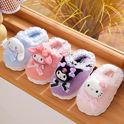 儿童棉拖鞋室内居家防滑亲子棉鞋
