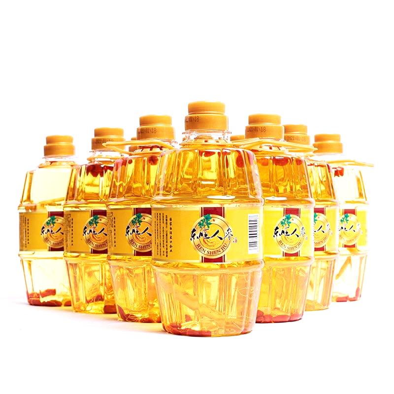 东北人参酒枸杞酒42度1L*12桶塑料桶装东旺人参酒滋补小酒口粮酒