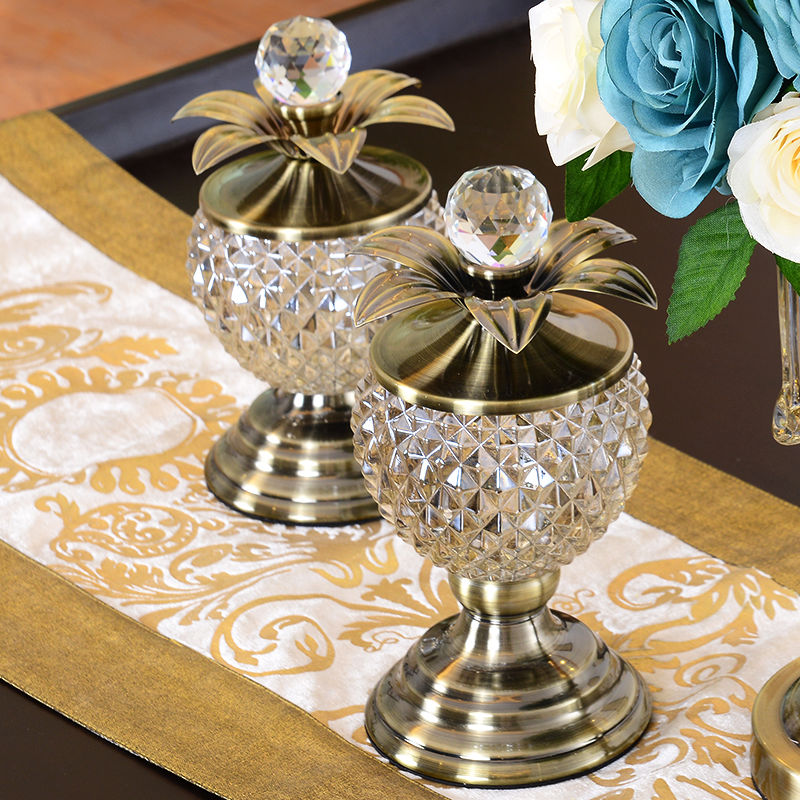 水晶球摆件家居装饰品摆设 欧式工艺品创意客厅酒柜书柜乔迁礼品